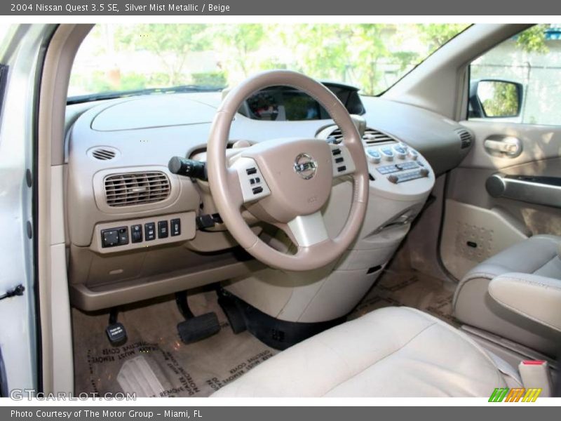 Silver Mist Metallic / Beige 2004 Nissan Quest 3.5 SE