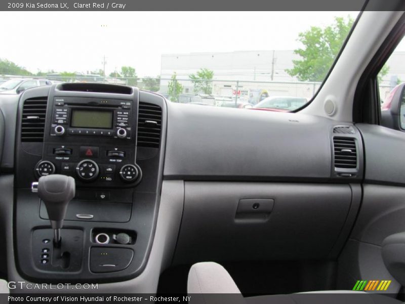 Claret Red / Gray 2009 Kia Sedona LX