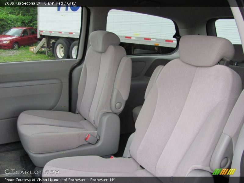 Claret Red / Gray 2009 Kia Sedona LX