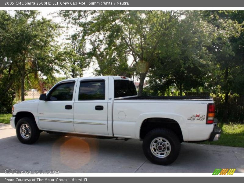 Summit White / Neutral 2005 GMC Sierra 2500HD SLT Crew Cab 4x4