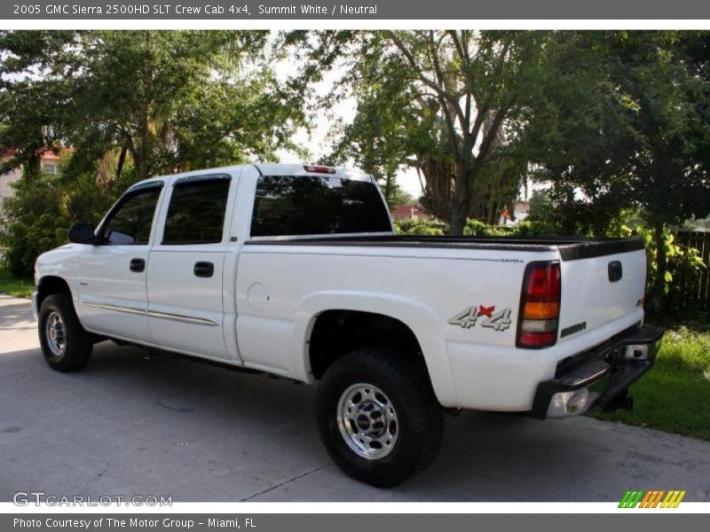 Summit White / Neutral 2005 GMC Sierra 2500HD SLT Crew Cab 4x4