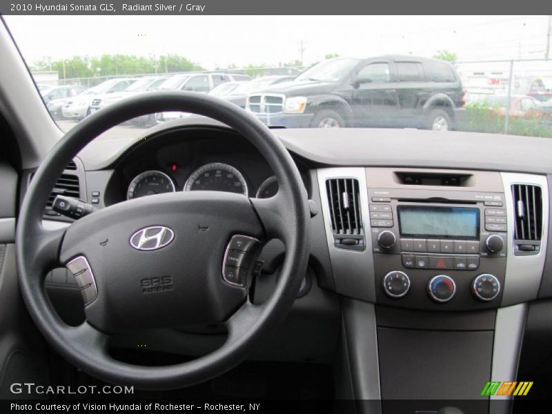 Radiant Silver / Gray 2010 Hyundai Sonata GLS
