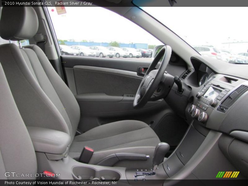 Radiant Silver / Gray 2010 Hyundai Sonata GLS
