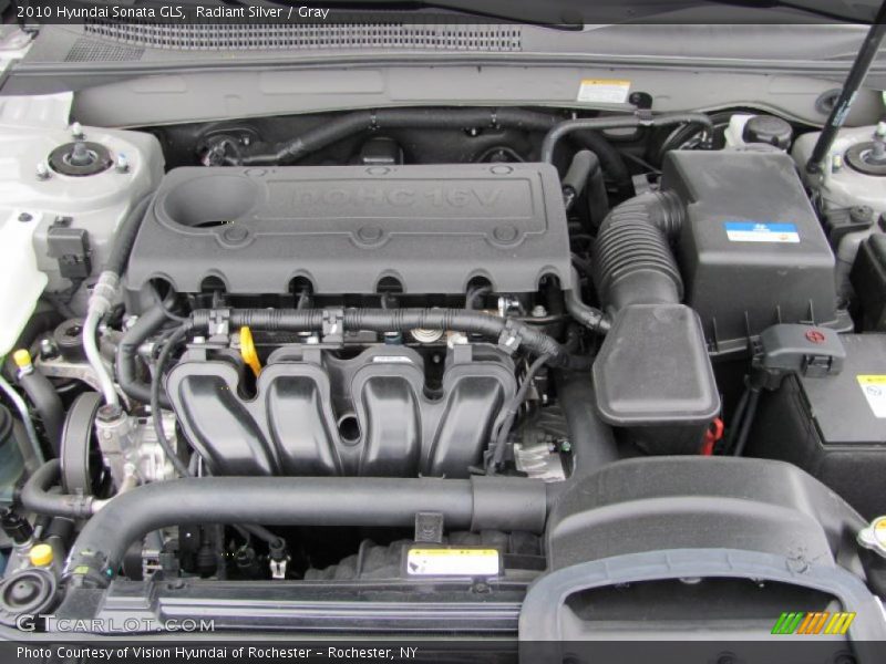 Radiant Silver / Gray 2010 Hyundai Sonata GLS