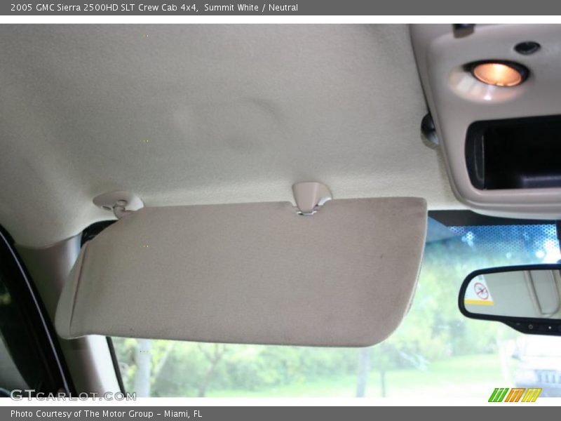 Summit White / Neutral 2005 GMC Sierra 2500HD SLT Crew Cab 4x4