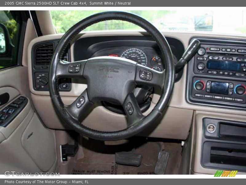 Summit White / Neutral 2005 GMC Sierra 2500HD SLT Crew Cab 4x4