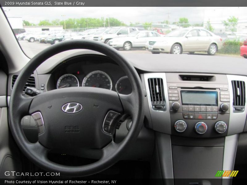 Slate Blue / Gray 2009 Hyundai Sonata GLS