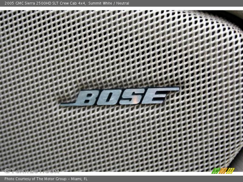 Summit White / Neutral 2005 GMC Sierra 2500HD SLT Crew Cab 4x4