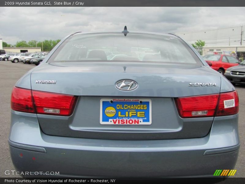 Slate Blue / Gray 2009 Hyundai Sonata GLS