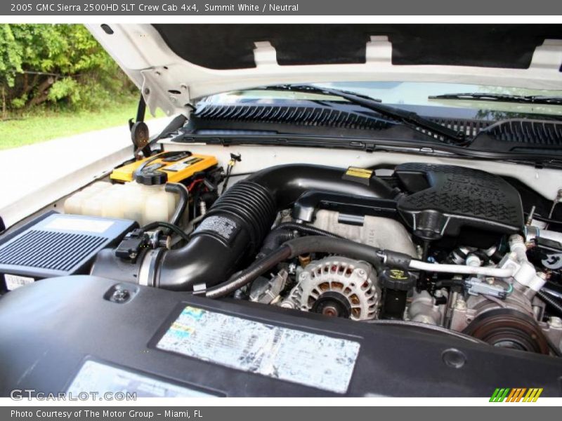 Summit White / Neutral 2005 GMC Sierra 2500HD SLT Crew Cab 4x4