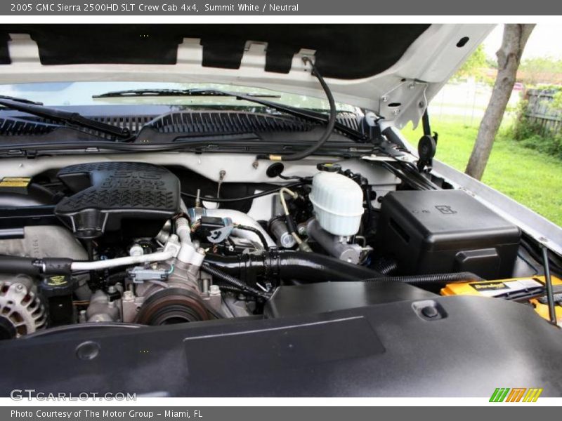 Summit White / Neutral 2005 GMC Sierra 2500HD SLT Crew Cab 4x4