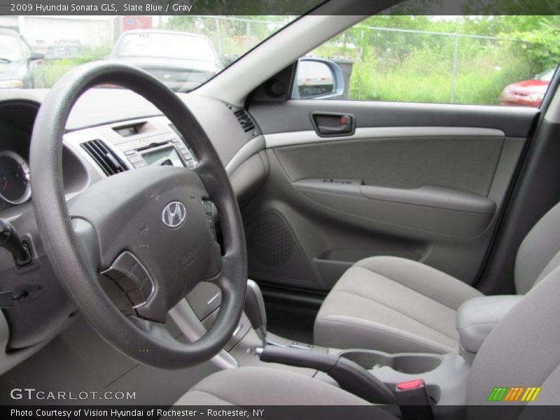 Slate Blue / Gray 2009 Hyundai Sonata GLS