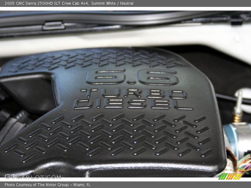 Summit White / Neutral 2005 GMC Sierra 2500HD SLT Crew Cab 4x4
