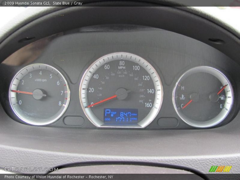 Slate Blue / Gray 2009 Hyundai Sonata GLS