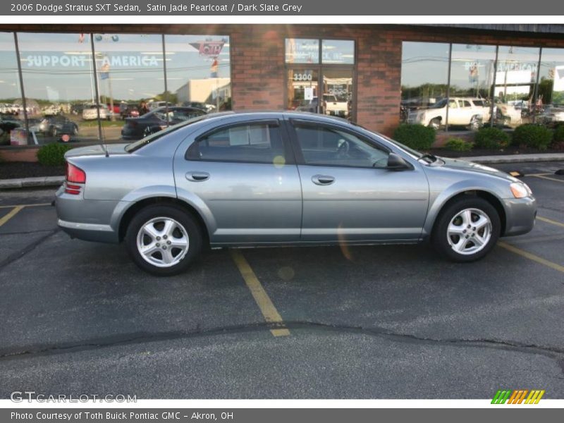 Satin Jade Pearlcoat / Dark Slate Grey 2006 Dodge Stratus SXT Sedan