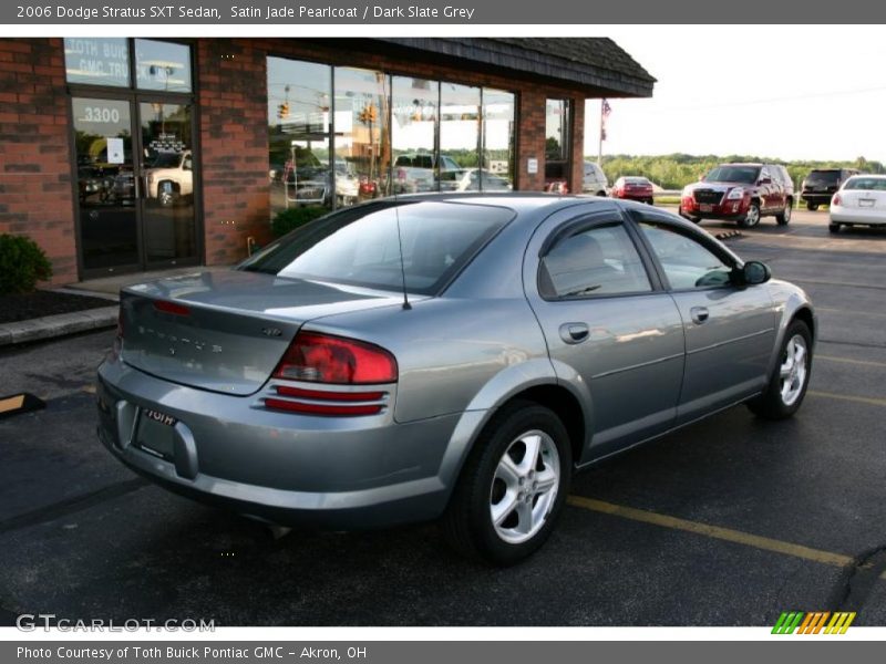 Satin Jade Pearlcoat / Dark Slate Grey 2006 Dodge Stratus SXT Sedan