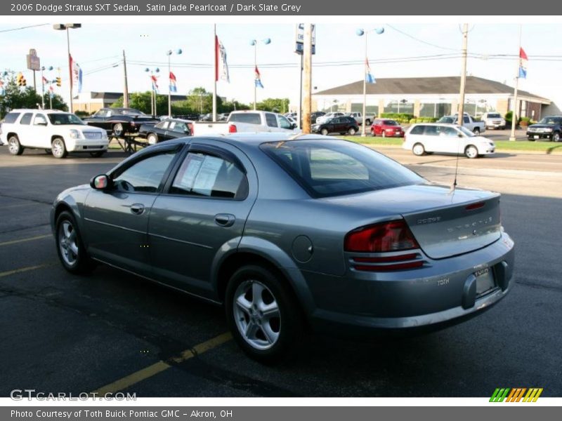 Satin Jade Pearlcoat / Dark Slate Grey 2006 Dodge Stratus SXT Sedan