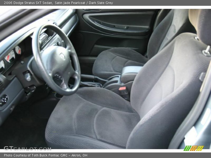 Satin Jade Pearlcoat / Dark Slate Grey 2006 Dodge Stratus SXT Sedan