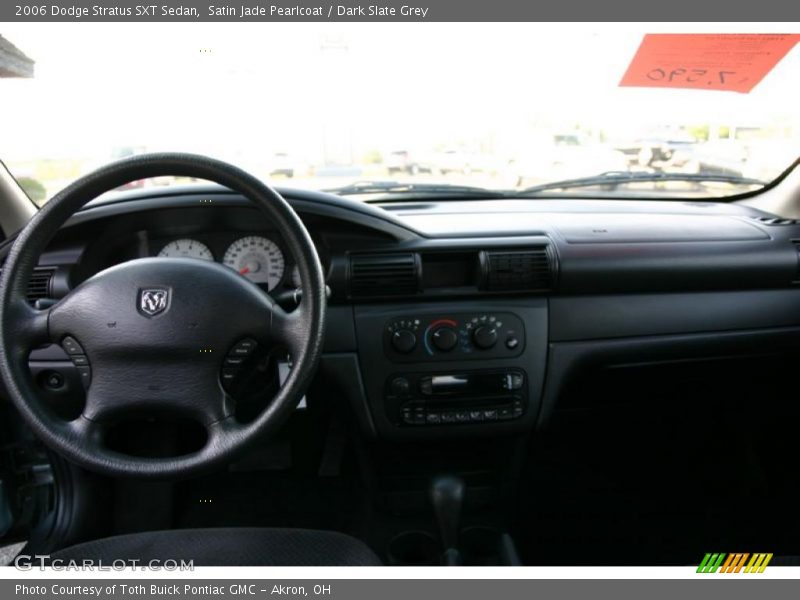 Satin Jade Pearlcoat / Dark Slate Grey 2006 Dodge Stratus SXT Sedan