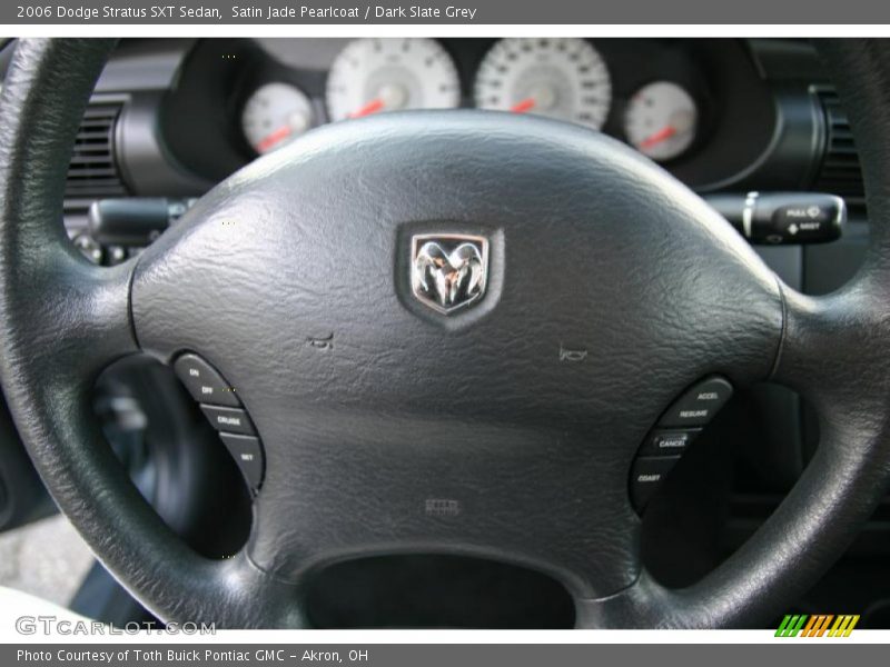 Satin Jade Pearlcoat / Dark Slate Grey 2006 Dodge Stratus SXT Sedan
