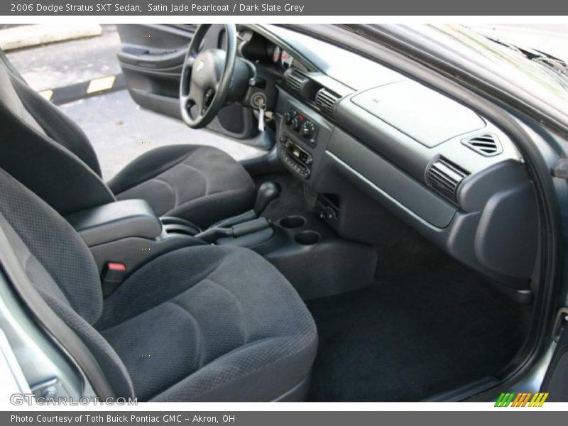 Satin Jade Pearlcoat / Dark Slate Grey 2006 Dodge Stratus SXT Sedan