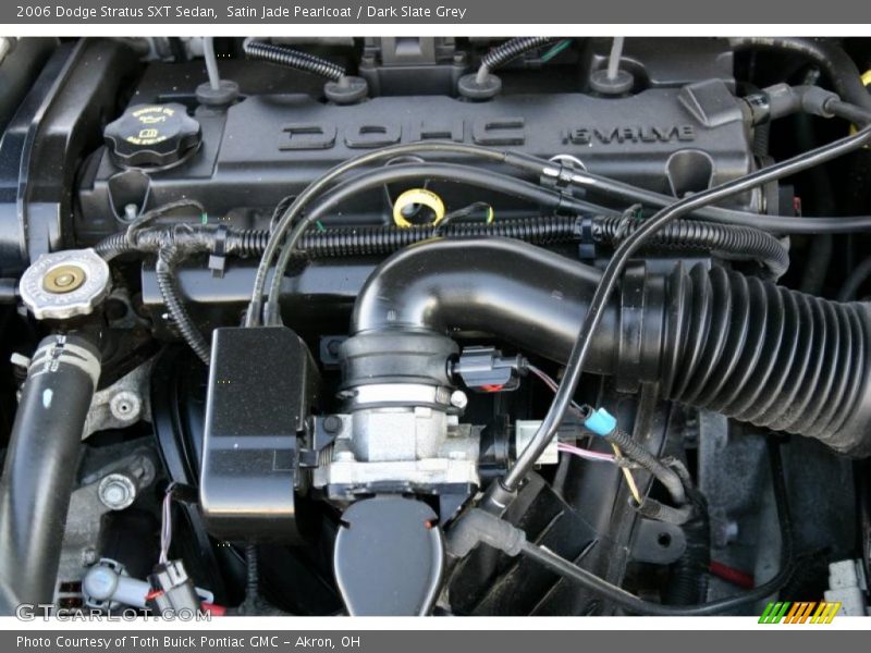 Satin Jade Pearlcoat / Dark Slate Grey 2006 Dodge Stratus SXT Sedan