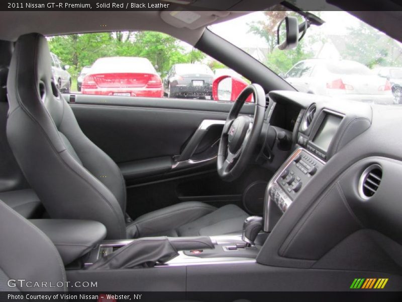 Solid Red / Black Leather 2011 Nissan GT-R Premium