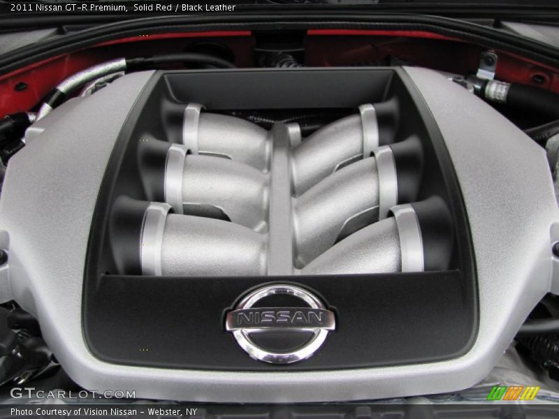 Solid Red / Black Leather 2011 Nissan GT-R Premium