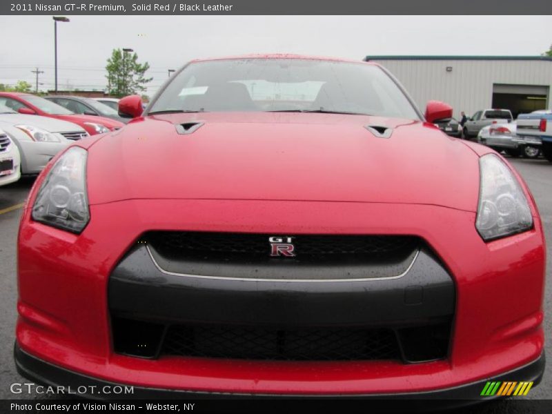 Solid Red / Black Leather 2011 Nissan GT-R Premium