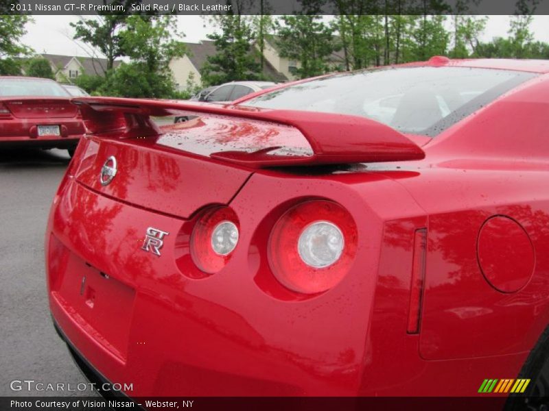Solid Red / Black Leather 2011 Nissan GT-R Premium
