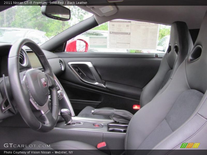 Solid Red / Black Leather 2011 Nissan GT-R Premium