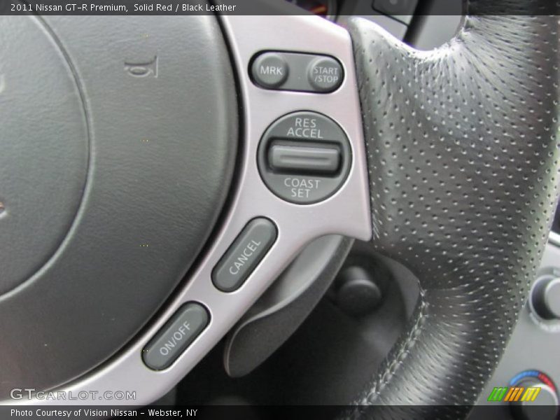 Solid Red / Black Leather 2011 Nissan GT-R Premium