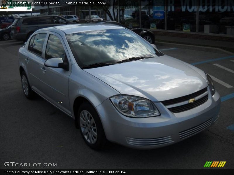 Silver Ice Metallic / Ebony 2010 Chevrolet Cobalt LT Sedan