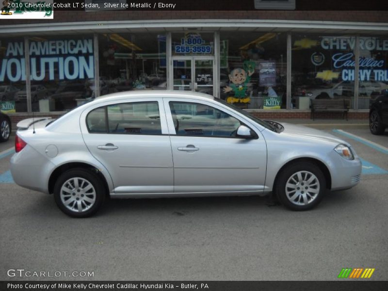 Silver Ice Metallic / Ebony 2010 Chevrolet Cobalt LT Sedan