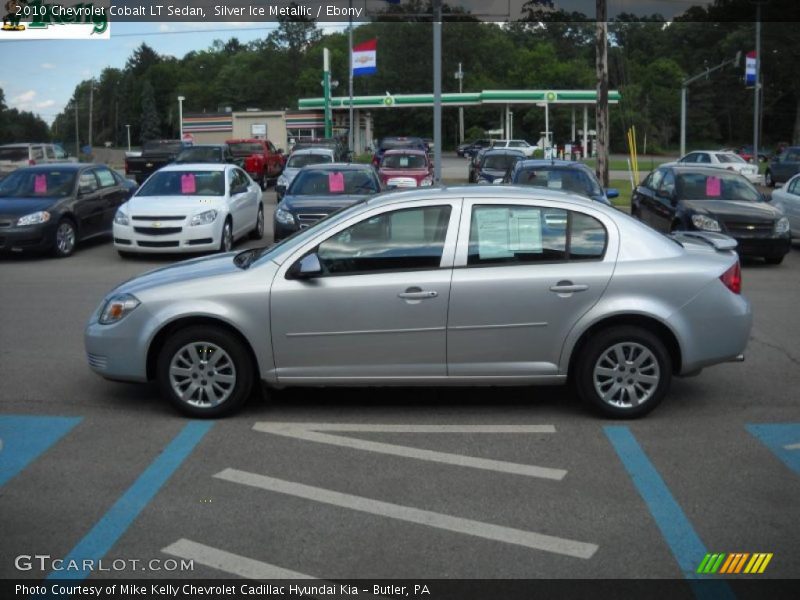Silver Ice Metallic / Ebony 2010 Chevrolet Cobalt LT Sedan