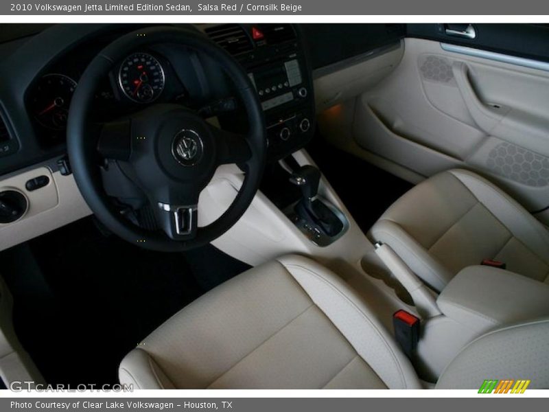 Salsa Red / Cornsilk Beige 2010 Volkswagen Jetta Limited Edition Sedan