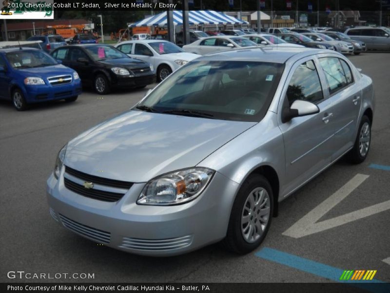 Silver Ice Metallic / Ebony 2010 Chevrolet Cobalt LT Sedan
