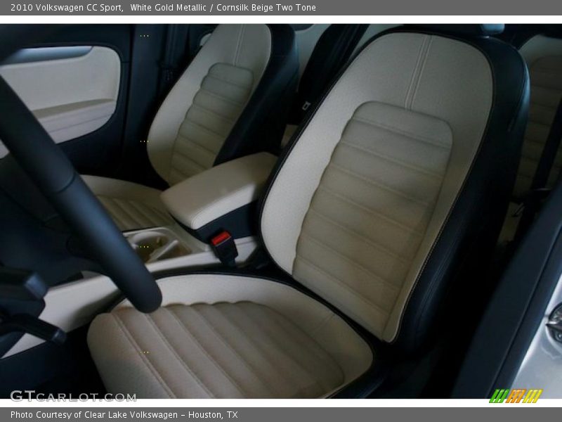 White Gold Metallic / Cornsilk Beige Two Tone 2010 Volkswagen CC Sport