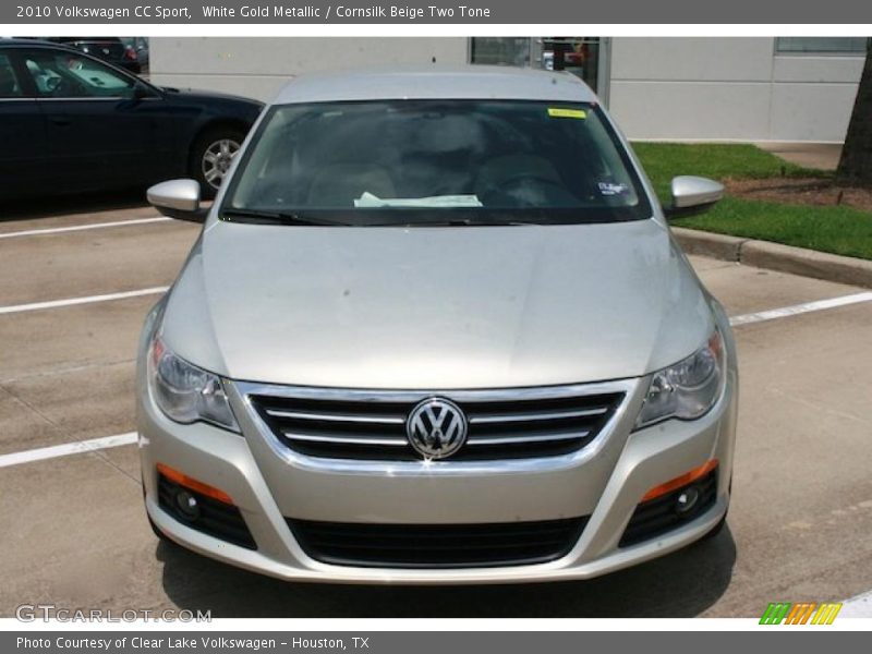 White Gold Metallic / Cornsilk Beige Two Tone 2010 Volkswagen CC Sport