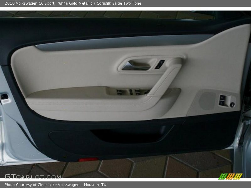 White Gold Metallic / Cornsilk Beige Two Tone 2010 Volkswagen CC Sport