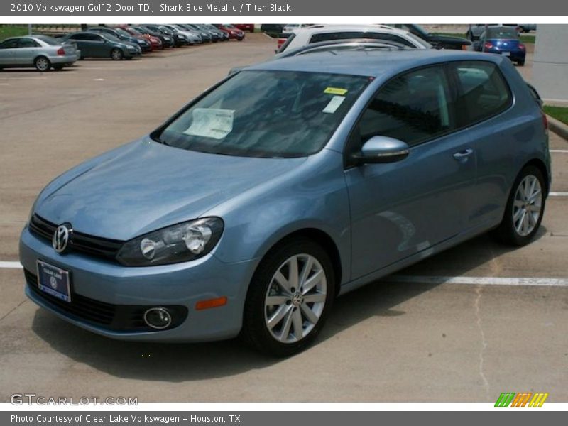 Shark Blue Metallic / Titan Black 2010 Volkswagen Golf 2 Door TDI