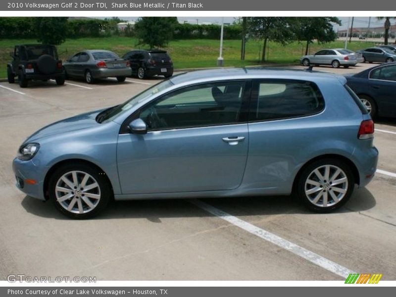 Shark Blue Metallic / Titan Black 2010 Volkswagen Golf 2 Door TDI