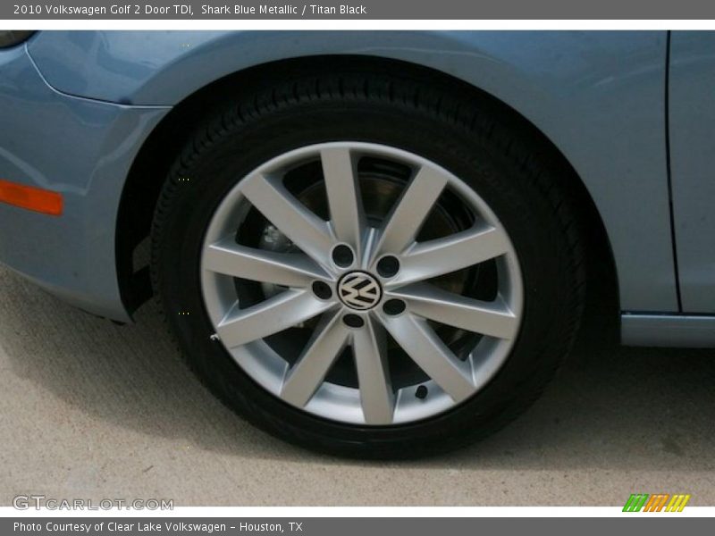 Shark Blue Metallic / Titan Black 2010 Volkswagen Golf 2 Door TDI