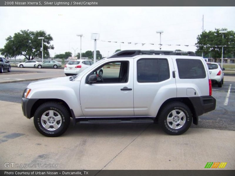 Silver Lightning / Steel/Graphite 2008 Nissan Xterra S
