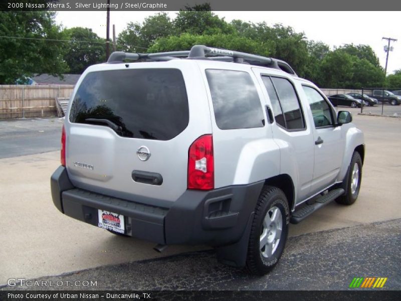 Silver Lightning / Steel/Graphite 2008 Nissan Xterra S