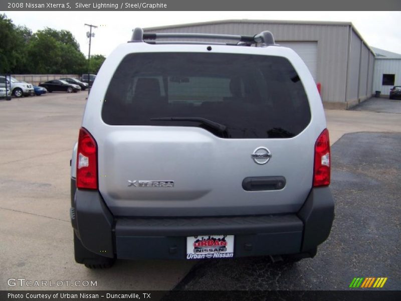 Silver Lightning / Steel/Graphite 2008 Nissan Xterra S