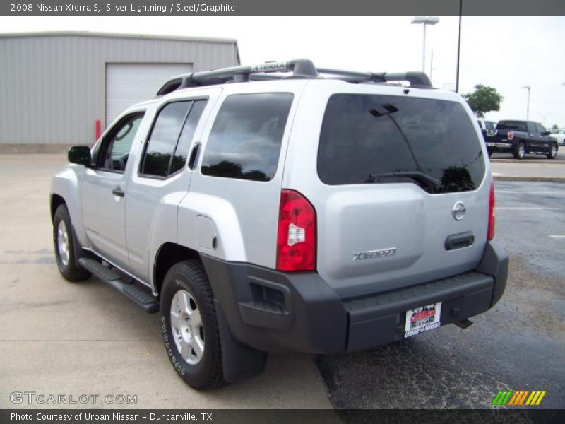 Silver Lightning / Steel/Graphite 2008 Nissan Xterra S