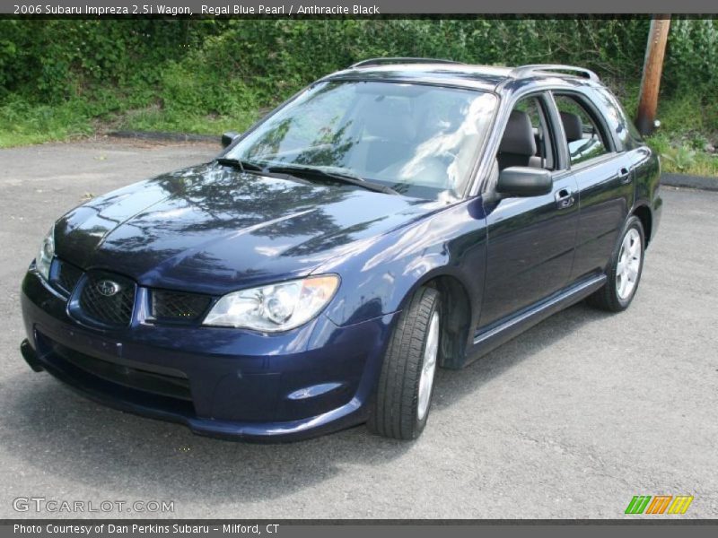 Regal Blue Pearl / Anthracite Black 2006 Subaru Impreza 2.5i Wagon