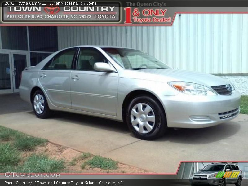 Lunar Mist Metallic / Stone 2002 Toyota Camry LE