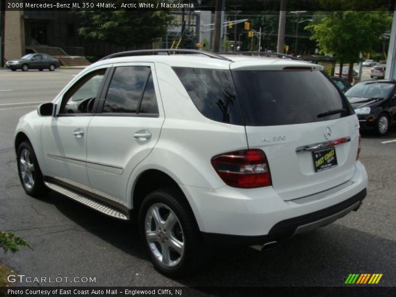 Arctic White / Macadamia 2008 Mercedes-Benz ML 350 4Matic